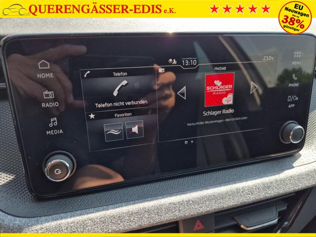 Skoda Kamiq 1.0 TSI 115PS DSG Selection Matrix-LED Sitzheizung Garantieverlängerung Klimaautomatik Parksensoren Skoda-Radio drahtlos Apple CarPlay + Android Auto Digital Cockpit Tempomat abg.Scheiben 