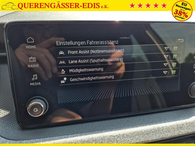 Skoda Kamiq 1.0 TSI 115PS DSG Selection Matrix-LED Sitzheizung Garantieverlängerung Klimaautomatik Parksensoren Skoda-Radio drahtlos Apple CarPlay + Android Auto Digital Cockpit Tempomat abg.Scheiben 