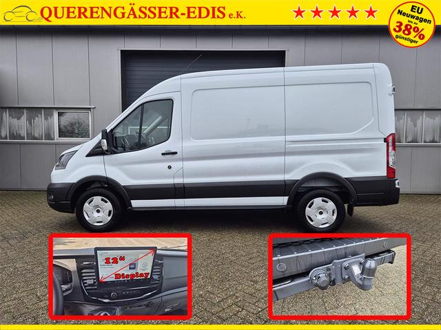 Ford Transit L2H2 2.0 EcoBlue 165PS Trend Heckantrieb 3,5t 2-Sitzer AHK Sitzheizung Lenkradheizung Frontscheibe beheizb. Klimaautomatik PDC v+h Rückf.Kamera Bluetooth DAB Apple CarPlay Android Auto Tempomat Ganzj.Reifen 