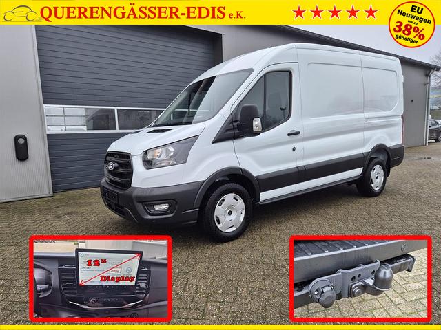 Ford Transit L2H2 2.0 EcoBlue 130PS Trend 3,5t 2-Sitzer AHK Sitzheizung Lenkradheizung Frontscheibe beheizb. Klimaautomatik PDC v+h Rückf.Kamera Bluetooth DAB Apple CarPlay Android Auto Tempomat Ganzj.Reifen 