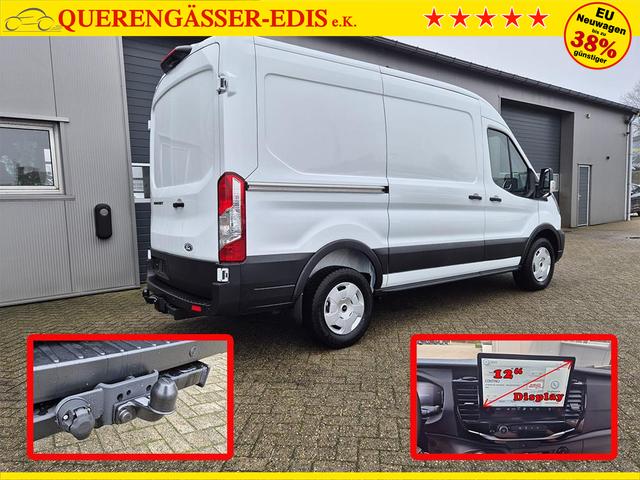 Ford Transit L2H2 2.0 EcoBlue 130PS Trend 3,5t 2-Sitzer AHK Sitzheizung Lenkradheizung Frontscheibe beheizb. Klimaautomatik PDC v+h Rückf.Kamera Bluetooth DAB Apple CarPlay Android Auto Tempomat Ganzj.Reifen 