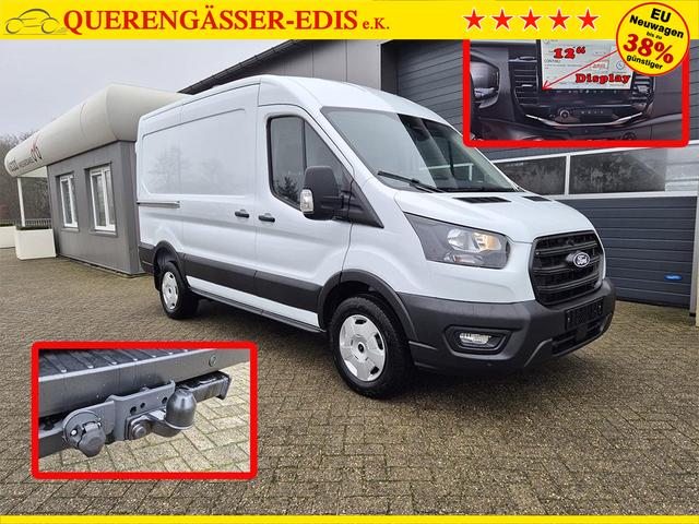 Ford Transit L2H2 2.0 EcoBlue 130PS Trend 3,5t 3-Sitzer AHK Sitzheizung Lenkradheizung Frontscheibe beheizb. Klimaautomatik Bluetooth DAB Apple CarPlay Android Auto PDC v+h Rückf.Kamera Tempomat 