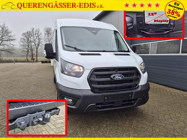 Ford Transit L2H2 2.0 EcoBlue 130PS Trend 3,5t 3-Sitzer AHK Sitzheizung Lenkradheizung Frontscheibe beheizb. Klimaautomatik Bluetooth DAB Apple CarPlay Android Auto PDC v+h Rückf.Kamera Tempomat 
