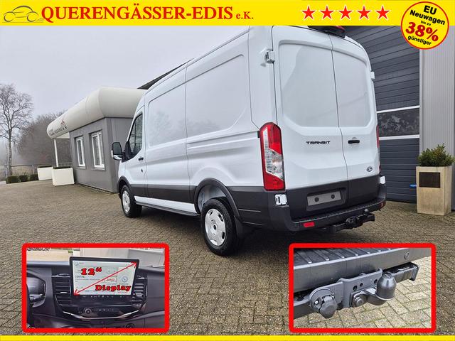 Ford Transit L2H2 2.0 EcoBlue 130PS Trend 3,5t 3-Sitzer AHK Sitzheizung Lenkradheizung Frontscheibe beheizb. Klimaautomatik Bluetooth DAB Apple CarPlay Android Auto PDC v+h Rückf.Kamera Tempomat 