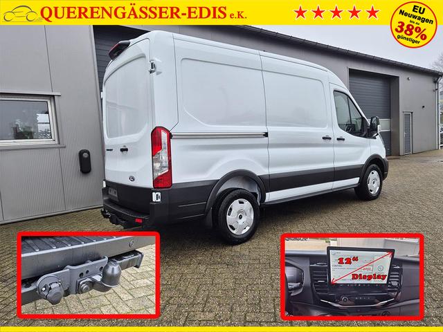 Ford Transit L2H2 2.0 EcoBlue 130PS Trend 3,5t 3-Sitzer AHK Sitzheizung Lenkradheizung Frontscheibe beheizb. Klimaautomatik Bluetooth DAB Apple CarPlay Android Auto PDC v+h Rückf.Kamera Tempomat 