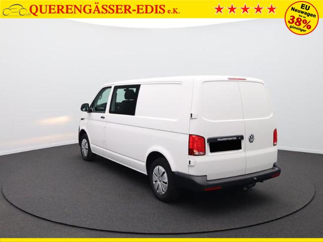 Volkswagen Transporter 6.1 Kastenwagen DoKa L2 2.0 TDi 110PS 5-Sitzer AHK Klima PDC DAB Apple CarPlay Android Auto Bluetooth Touchscreen Ganzjahresreifen 