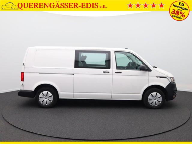 Volkswagen Transporter 6.1 Kastenwagen DoKa L2 2.0 TDi 110PS 5-Sitzer AHK Klima PDC DAB Apple CarPlay Android Auto Bluetooth Touchscreen Ganzjahresreifen 