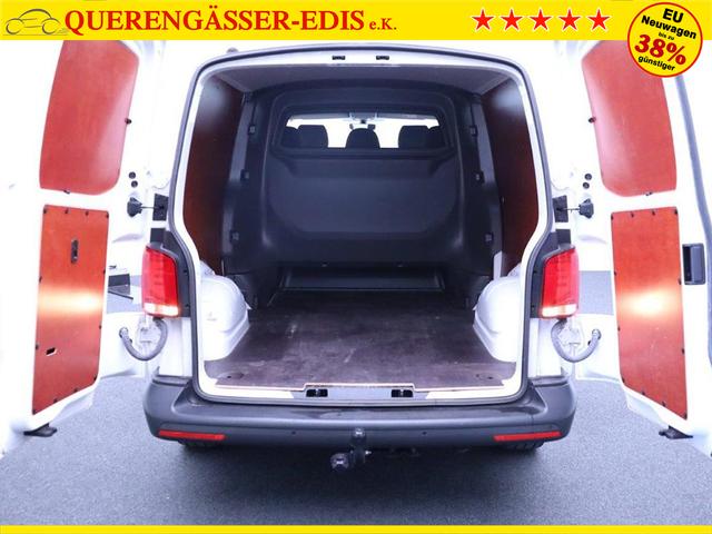 Volkswagen Transporter 6.1 Kastenwagen DoKa L2 2.0 TDi 110PS 5-Sitzer AHK Klima PDC DAB Apple CarPlay Android Auto Bluetooth Touchscreen Ganzjahresreifen 