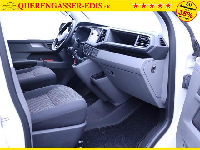Volkswagen Transporter 6.1 Kastenwagen DoKa L2 2.0 TDi 110PS 5-Sitzer AHK Klima PDC DAB Apple CarPlay Android Auto Bluetooth Touchscreen Ganzjahresreifen 