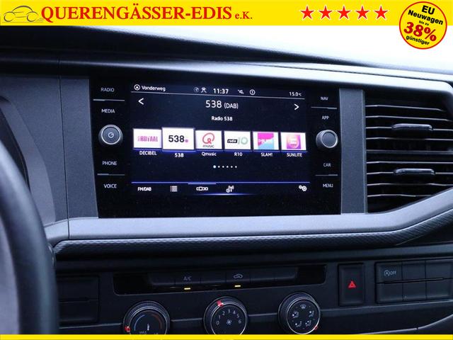 Volkswagen Transporter 6.1 Kastenwagen DoKa L2 2.0 TDi 110PS 5-Sitzer AHK Klima PDC DAB Apple CarPlay Android Auto Bluetooth Touchscreen Ganzjahresreifen 