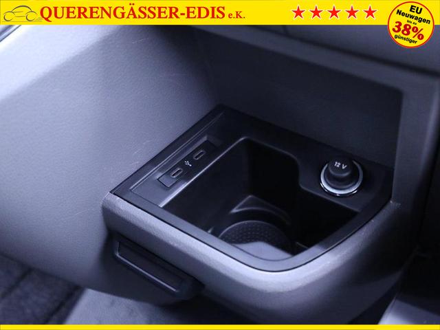 Volkswagen Transporter 6.1 Kastenwagen DoKa L2 2.0 TDi 110PS 5-Sitzer AHK Klima PDC DAB Apple CarPlay Android Auto Bluetooth Touchscreen Ganzjahresreifen 