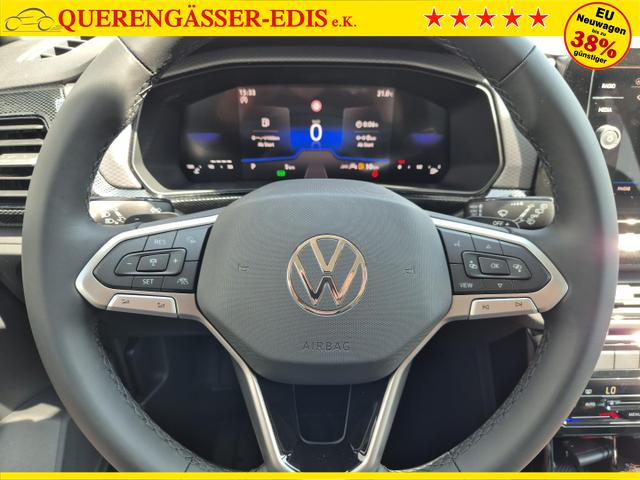 Volkswagen T-Cross 1.0 TSI 116PS DSG Life LED-Matrix-Scheinwerfer Klimaautomatik Sitzheizung PDC Rückf.Kamera 17-LM abged.Scheiben 2xKeyless DAB+ Bluetooth Touchscreen Apple CarPlay Android Auto 