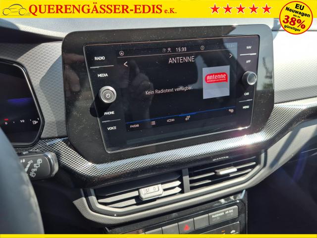 Volkswagen T-Cross 1.0 TSI 116PS DSG Life LED-Matrix-Scheinwerfer Klimaautomatik Sitzheizung PDC Rückf.Kamera 17-LM abged.Scheiben 2xKeyless DAB+ Bluetooth Touchscreen Apple CarPlay Android Auto 