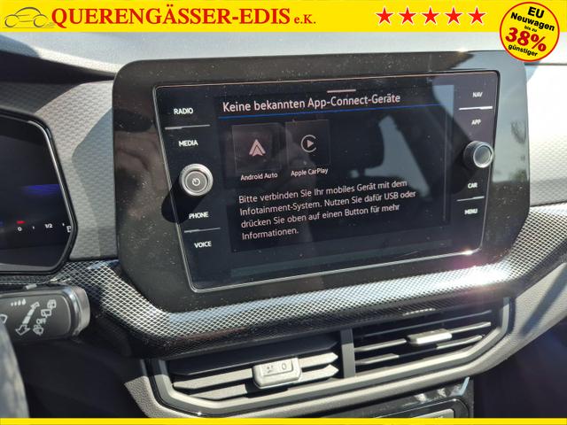 Volkswagen T-Cross 1.0 TSI 116PS DSG Life LED-Matrix-Scheinwerfer Klimaautomatik Sitzheizung PDC Rückf.Kamera 17-LM abged.Scheiben 2xKeyless DAB+ Bluetooth Touchscreen Apple CarPlay Android Auto 