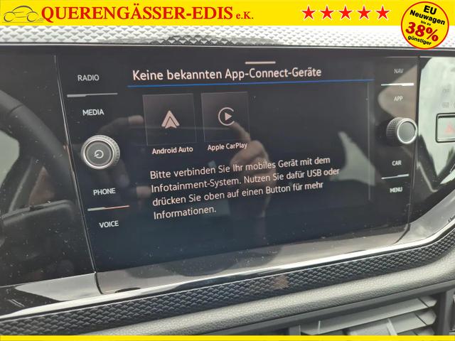 Volkswagen Taigo 1.0 TSI 116PS DSG Life LED-Matrix-Scheinwerfer Klimaautomatik Sitzheizung PDC Rückf.Kamera 17-LM abged.Scheiben 2xKeyless DAB+ Bluetooth Touchscreen Apple CarPlay Android Auto 