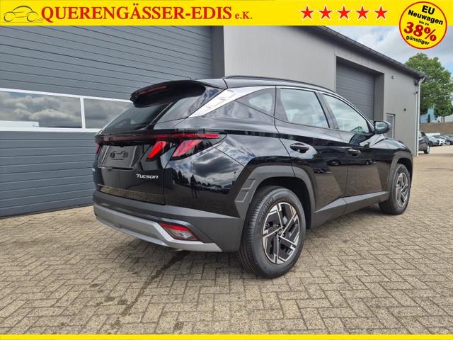 Hyundai TUCSON 1.6 T-GDI 160PS Sitzheizung Lenkradheizung Klimaautomatik Navi 12,3"-Touchscreen DAB+ wireless Apple CarPlay + Android Auto PDC v+h Rückf.Kamera 2xKeyless 17-LM 