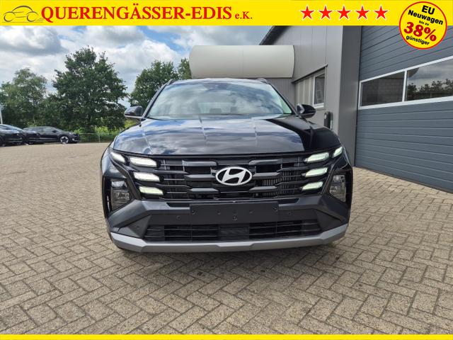 Hyundai TUCSON 1.6 T-GDI 160PS Sitzheizung Lenkradheizung Klimaautomatik Navi 12,3"-Touchscreen DAB+ wireless Apple CarPlay + Android Auto PDC v+h Rückf.Kamera 2xKeyless 17-LM 