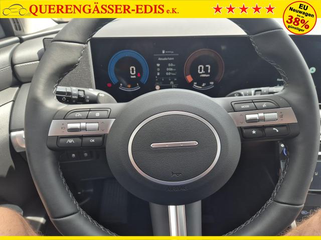 Hyundai TUCSON 1.6 T-GDI 160PS Sitzheizung Lenkradheizung Klimaautomatik Navi 12,3"-Touchscreen DAB+ wireless Apple CarPlay + Android Auto PDC v+h Rückf.Kamera 2xKeyless 17-LM 