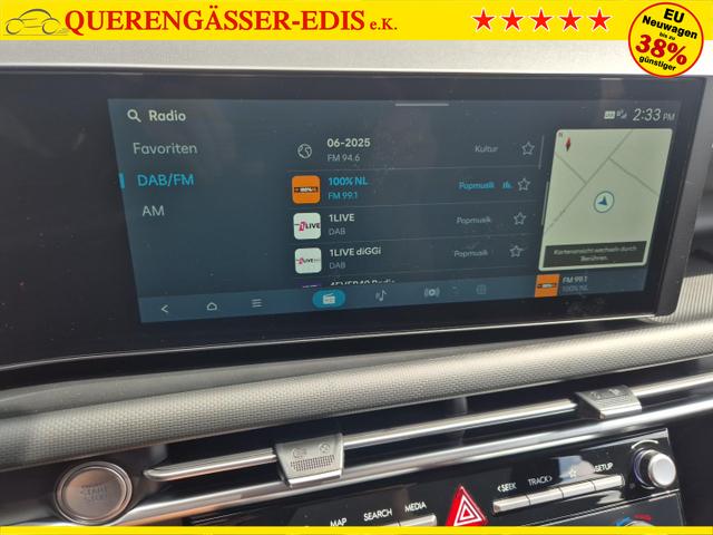 Hyundai TUCSON 1.6 T-GDI 160PS Sitzheizung Lenkradheizung Klimaautomatik Navi 12,3"-Touchscreen DAB+ wireless Apple CarPlay + Android Auto PDC v+h Rückf.Kamera 2xKeyless 17-LM 