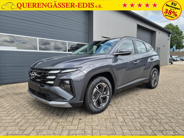 Hyundai TUCSON 1.6 T-GDI 160PS Sitzheizung Lenkradheizung Klimaautomatik Navi 12,3"-Touchscreen DAB+ wireless Apple CarPlay + Android Auto PDC v+h Rückf.Kamera 2xKeyless 17-LM 