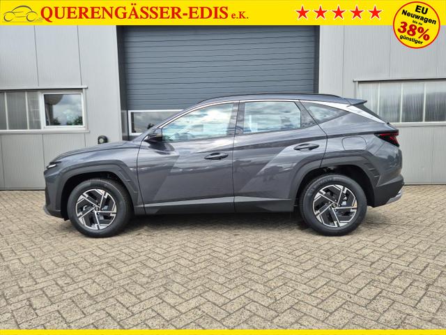 Hyundai TUCSON 1.6 T-GDI 160PS Sitzheizung Lenkradheizung Klimaautomatik Navi 12,3"-Touchscreen DAB+ wireless Apple CarPlay + Android Auto PDC v+h Rückf.Kamera 2xKeyless 17-LM 