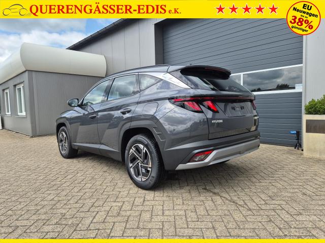 Hyundai TUCSON 1.6 T-GDI 160PS Sitzheizung Lenkradheizung Klimaautomatik Navi 12,3"-Touchscreen DAB+ wireless Apple CarPlay + Android Auto PDC v+h Rückf.Kamera 2xKeyless 17-LM 