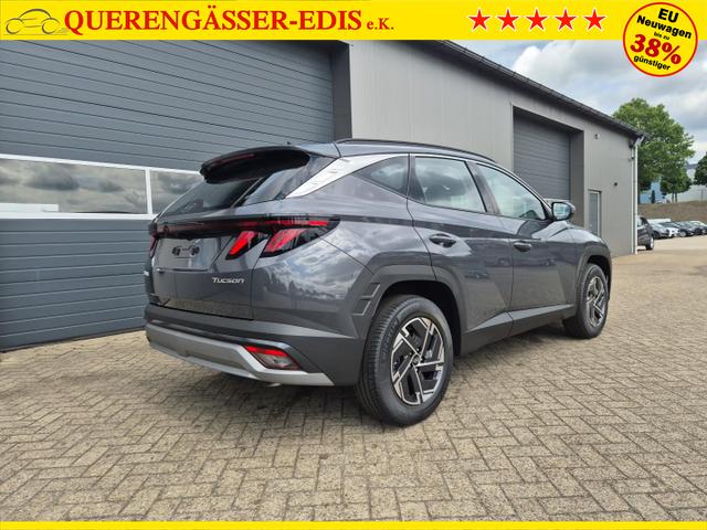 Hyundai TUCSON 1.6 T-GDI 160PS Sitzheizung Lenkradheizung Klimaautomatik Navi 12,3"-Touchscreen DAB+ wireless Apple CarPlay + Android Auto PDC v+h Rückf.Kamera 2xKeyless 17-LM 