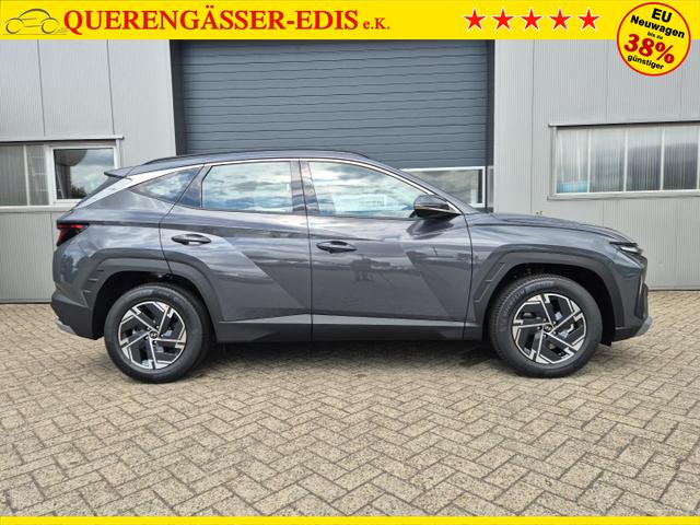 Hyundai TUCSON 1.6 T-GDI 160PS Sitzheizung Lenkradheizung Klimaautomatik Navi 12,3"-Touchscreen DAB+ wireless Apple CarPlay + Android Auto PDC v+h Rückf.Kamera 2xKeyless 17-LM 