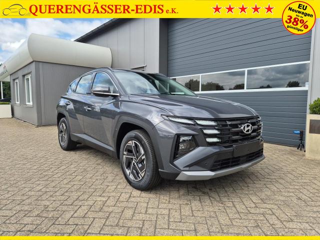 Hyundai TUCSON 1.6 T-GDI 160PS Sitzheizung Lenkradheizung Klimaautomatik Navi 12,3"-Touchscreen DAB+ wireless Apple CarPlay + Android Auto PDC v+h Rückf.Kamera 2xKeyless 17-LM 