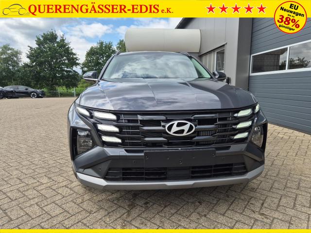 Hyundai TUCSON 1.6 T-GDI 160PS Sitzheizung Lenkradheizung Klimaautomatik Navi 12,3"-Touchscreen DAB+ wireless Apple CarPlay + Android Auto PDC v+h Rückf.Kamera 2xKeyless 17-LM 