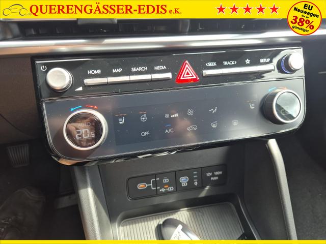Hyundai TUCSON 1.6 T-GDI 160PS Sitzheizung Lenkradheizung Klimaautomatik Navi 12,3"-Touchscreen DAB+ wireless Apple CarPlay + Android Auto PDC v+h Rückf.Kamera 2xKeyless 17-LM 