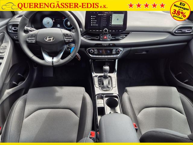 Hyundai i30 Kombi 1.0 T-GDI 100PS Automatik AbstandsTempomat Toter-Winkel-Assistent Sitzheizung Lenkradheizung Klimaautomatik Navi 10,25"-Touchscreen DAB+ wireless Apple CarPlay + Android Auto PDC v+h Rückf.Kamera 16-LM 
