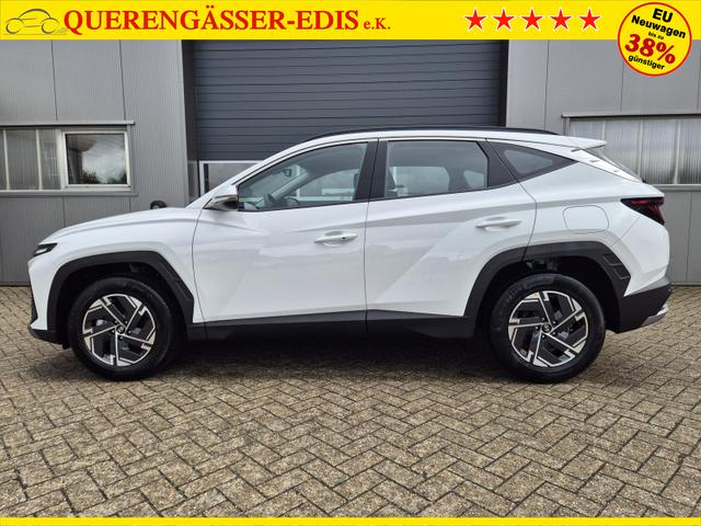Hyundai TUCSON 1.6 T-GDI 160PS Sitzheizung Lenkradheizung Klimaautomatik Navi 12,3"-Touchscreen DAB+ wireless Apple CarPlay + Android Auto PDC v+h Rückf.Kamera 2xKeyless 17-LM 