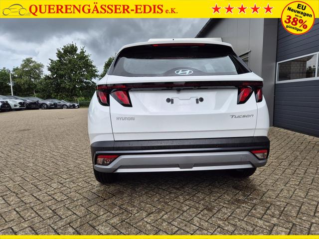 Hyundai TUCSON 1.6 T-GDI 160PS Sitzheizung Lenkradheizung Klimaautomatik Navi 12,3"-Touchscreen DAB+ wireless Apple CarPlay + Android Auto PDC v+h Rückf.Kamera 2xKeyless 17-LM 