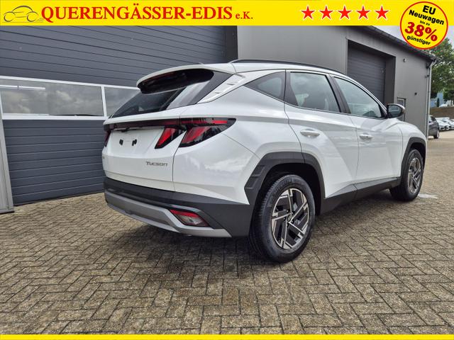 Hyundai TUCSON 1.6 T-GDI 160PS Sitzheizung Lenkradheizung Klimaautomatik Navi 12,3"-Touchscreen DAB+ wireless Apple CarPlay + Android Auto PDC v+h Rückf.Kamera 2xKeyless 17-LM 