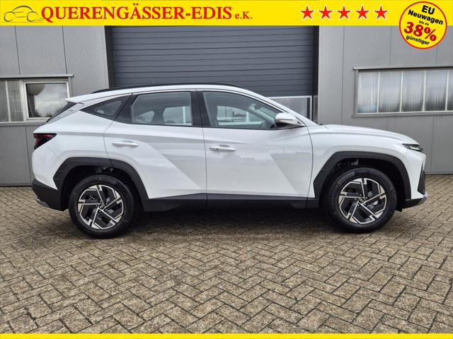 Hyundai TUCSON 1.6 T-GDI 160PS Sitzheizung Lenkradheizung Klimaautomatik Navi 12,3"-Touchscreen DAB+ wireless Apple CarPlay + Android Auto PDC v+h Rückf.Kamera 2xKeyless 17-LM 