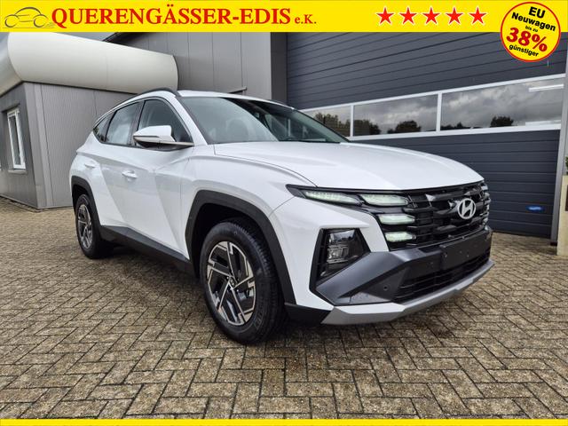 Hyundai TUCSON 1.6 T-GDI 160PS Sitzheizung Lenkradheizung Klimaautomatik Navi 12,3"-Touchscreen DAB+ wireless Apple CarPlay + Android Auto PDC v+h Rückf.Kamera 2xKeyless 17-LM 