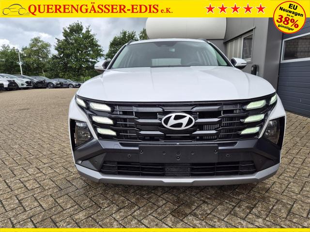 Hyundai TUCSON 1.6 T-GDI 160PS Sitzheizung Lenkradheizung Klimaautomatik Navi 12,3"-Touchscreen DAB+ wireless Apple CarPlay + Android Auto PDC v+h Rückf.Kamera 2xKeyless 17-LM 