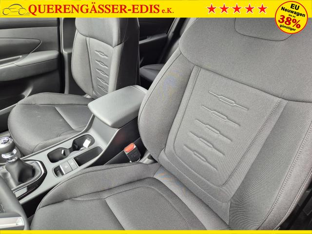 Hyundai TUCSON 1.6 T-GDI 160PS Sitzheizung Lenkradheizung Klimaautomatik Navi 12,3"-Touchscreen DAB+ wireless Apple CarPlay + Android Auto PDC v+h Rückf.Kamera 2xKeyless 17-LM 