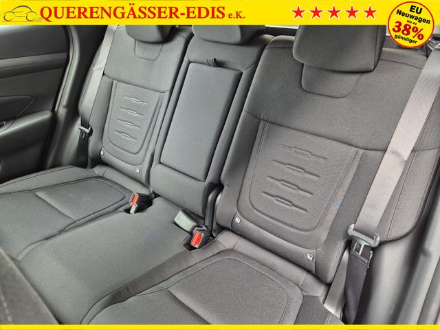 Hyundai TUCSON 1.6 T-GDI 160PS Sitzheizung Lenkradheizung Klimaautomatik Navi 12,3"-Touchscreen DAB+ wireless Apple CarPlay + Android Auto PDC v+h Rückf.Kamera 2xKeyless 17-LM 