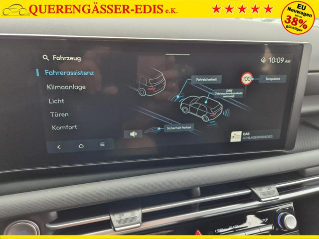 Hyundai TUCSON 1.6 T-GDI 160PS Sitzheizung Lenkradheizung Klimaautomatik Navi 12,3"-Touchscreen DAB+ wireless Apple CarPlay + Android Auto PDC v+h Rückf.Kamera 2xKeyless 17-LM 