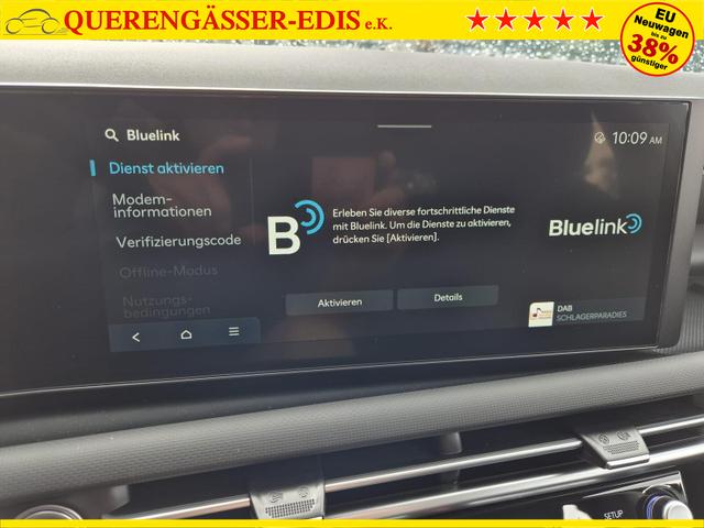 Hyundai TUCSON 1.6 T-GDI 160PS Sitzheizung Lenkradheizung Klimaautomatik Navi 12,3"-Touchscreen DAB+ wireless Apple CarPlay + Android Auto PDC v+h Rückf.Kamera 2xKeyless 17-LM 