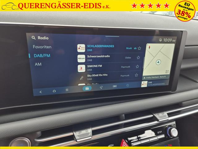 Hyundai TUCSON 1.6 T-GDI 160PS Sitzheizung Lenkradheizung Klimaautomatik Navi 12,3"-Touchscreen DAB+ wireless Apple CarPlay + Android Auto PDC v+h Rückf.Kamera 2xKeyless 17-LM 