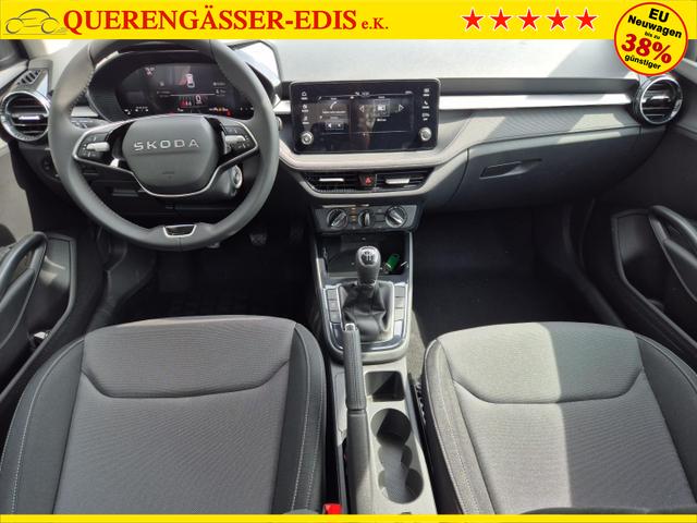 Skoda Fabia 1.0 TSI 95PS Selection 5-türig Rückf.Kamera Parksensoren Sitzheizung Multifunktionslenkrad Klima Skoda-Radio Bluetooth Touchscreen Tempomat Nebelsch. Apple CarPlay + Android Auto 