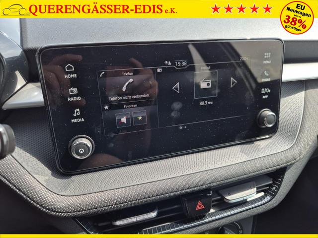 Skoda Fabia 1.0 TSI 95PS Selection 5-türig Rückf.Kamera Parksensoren Sitzheizung Multifunktionslenkrad Klima Skoda-Radio Bluetooth Touchscreen Tempomat Nebelsch. Apple CarPlay + Android Auto 