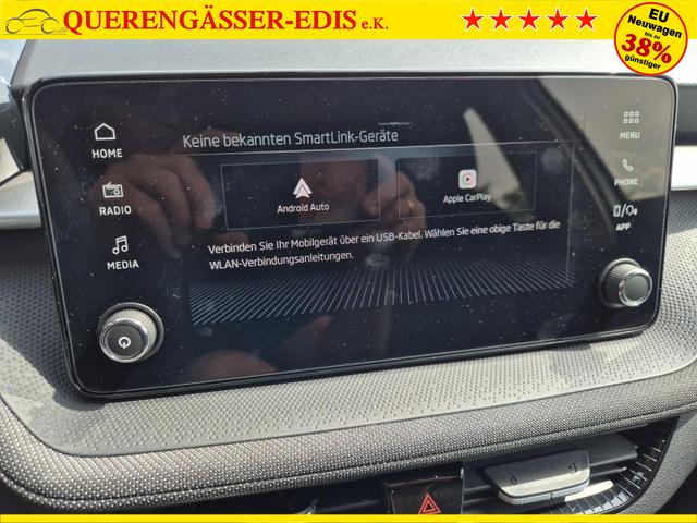 Skoda Fabia 1.0 TSI 95PS Selection 5-türig Rückf.Kamera Parksensoren Sitzheizung Multifunktionslenkrad Klima Skoda-Radio Bluetooth Touchscreen Tempomat Nebelsch. Apple CarPlay + Android Auto 