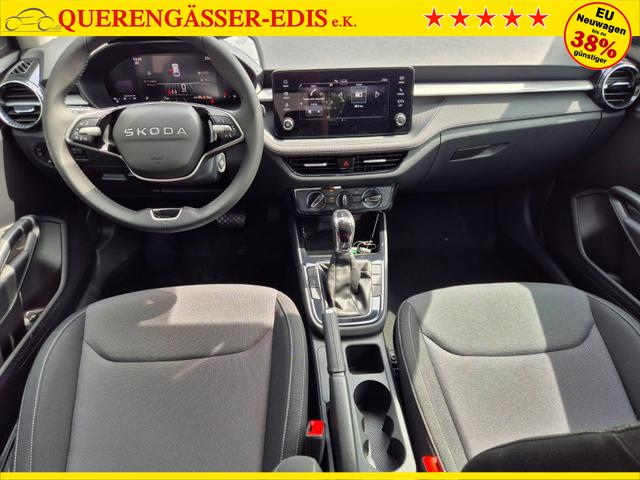 Skoda Fabia 1.0 TSI 115PS DSG Selection 5-türig Rückf.Kamera Parksensoren Sitzheizung Multifunktionslenkrad Klima Skoda-Radio Bluetooth Touchscreen Tempomat Nebelsch. Apple CarPlay + Android Auto 