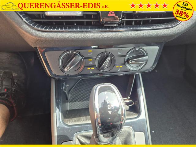 Skoda Fabia 1.0 TSI 115PS DSG Selection 5-türig Rückf.Kamera Parksensoren Sitzheizung Multifunktionslenkrad Klima Skoda-Radio Bluetooth Touchscreen Tempomat Nebelsch. Apple CarPlay + Android Auto 