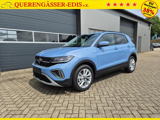 Volkswagen T-Cross 1.0 TSI 116PS DSG Life LED-Matrix-Scheinwerfer Klimaautomatik Sitzheizung PDC Rückf.Kamera 17-LM abged.Scheiben 2xKeyless DAB+ Bluetooth Touchscreen Apple CarPlay Android Auto 