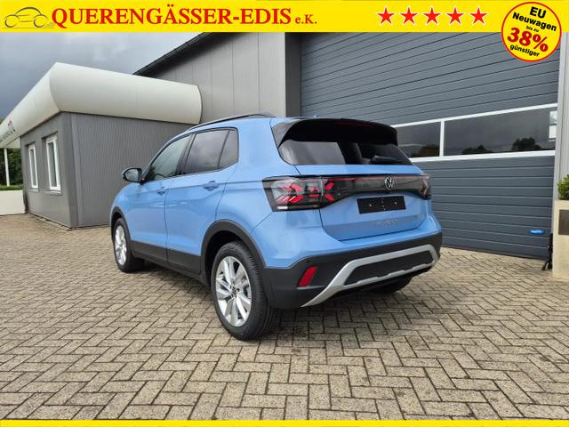 Volkswagen T-Cross 1.0 TSI 116PS DSG Life LED-Matrix-Scheinwerfer Klimaautomatik Sitzheizung PDC Rückf.Kamera 17-LM abged.Scheiben 2xKeyless DAB+ Bluetooth Touchscreen Apple CarPlay Android Auto 